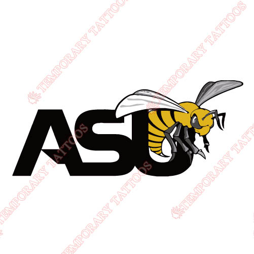 1999-Pres Alabama State Hornets Primary Customize Temporary Tattoos Stickers NO.3710